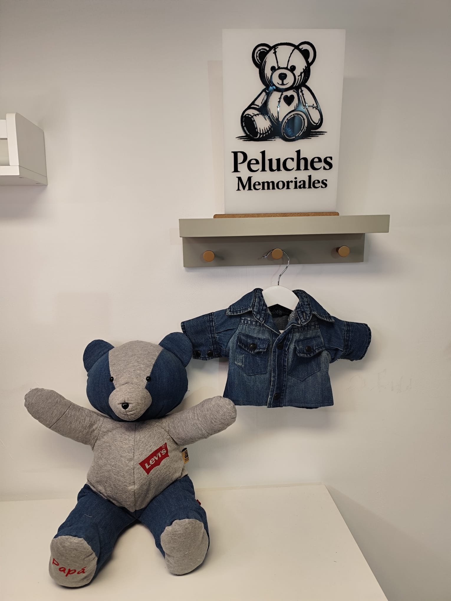 Osito memorial teddy sin chaqueta