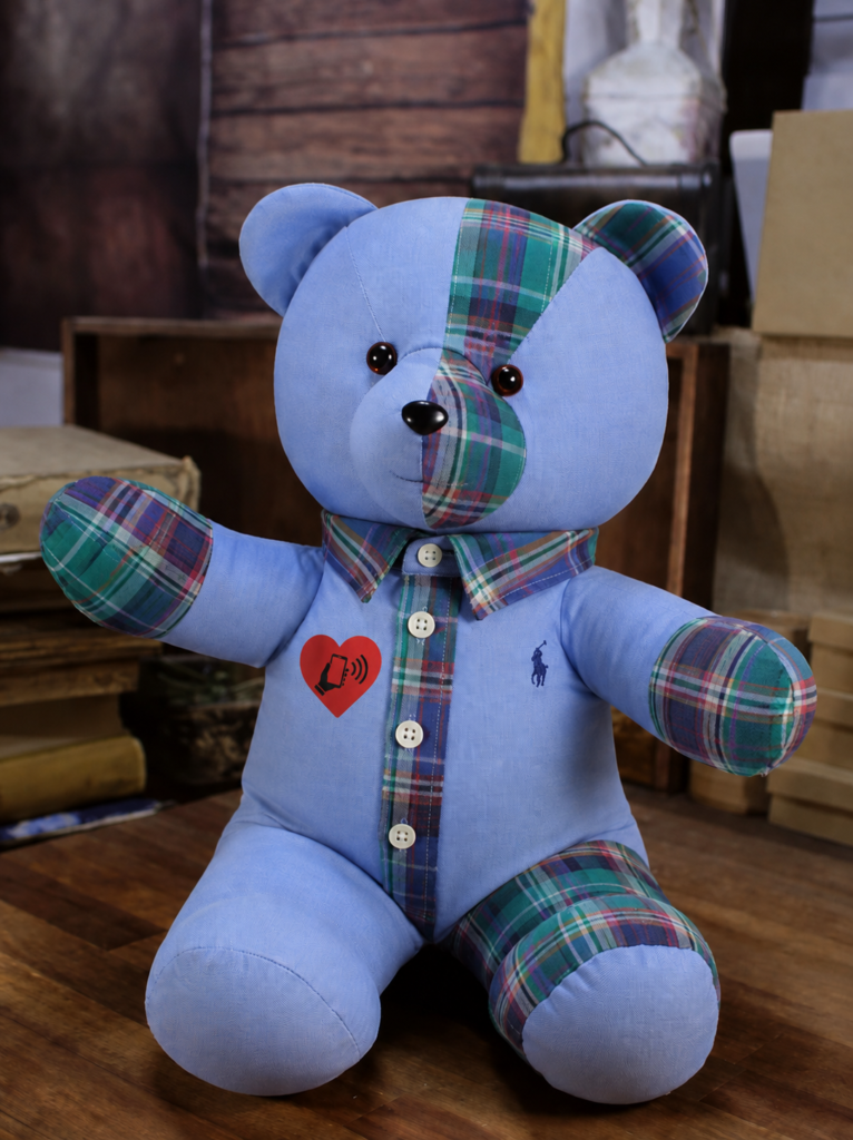 Osito memorial Teddy Ralph Lauren con corazón inteligente.