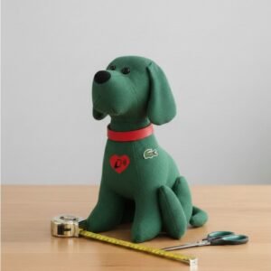 Perro memorial lacoste verde con corazon inteligente