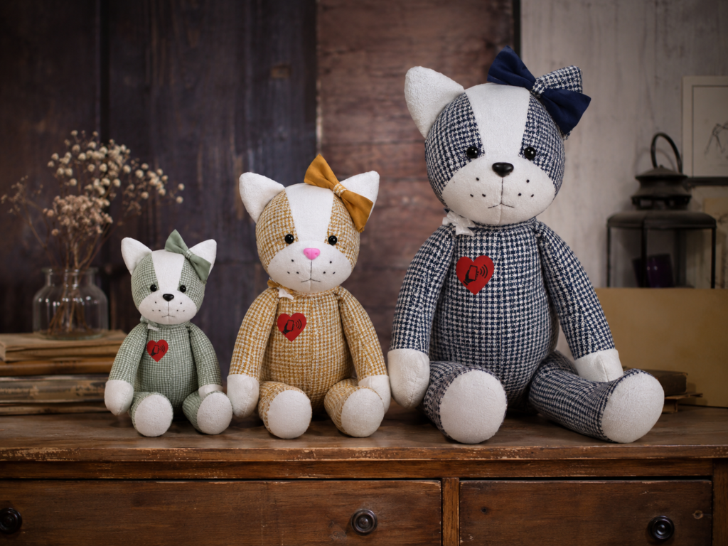 Tres tamaños peluches memoriales