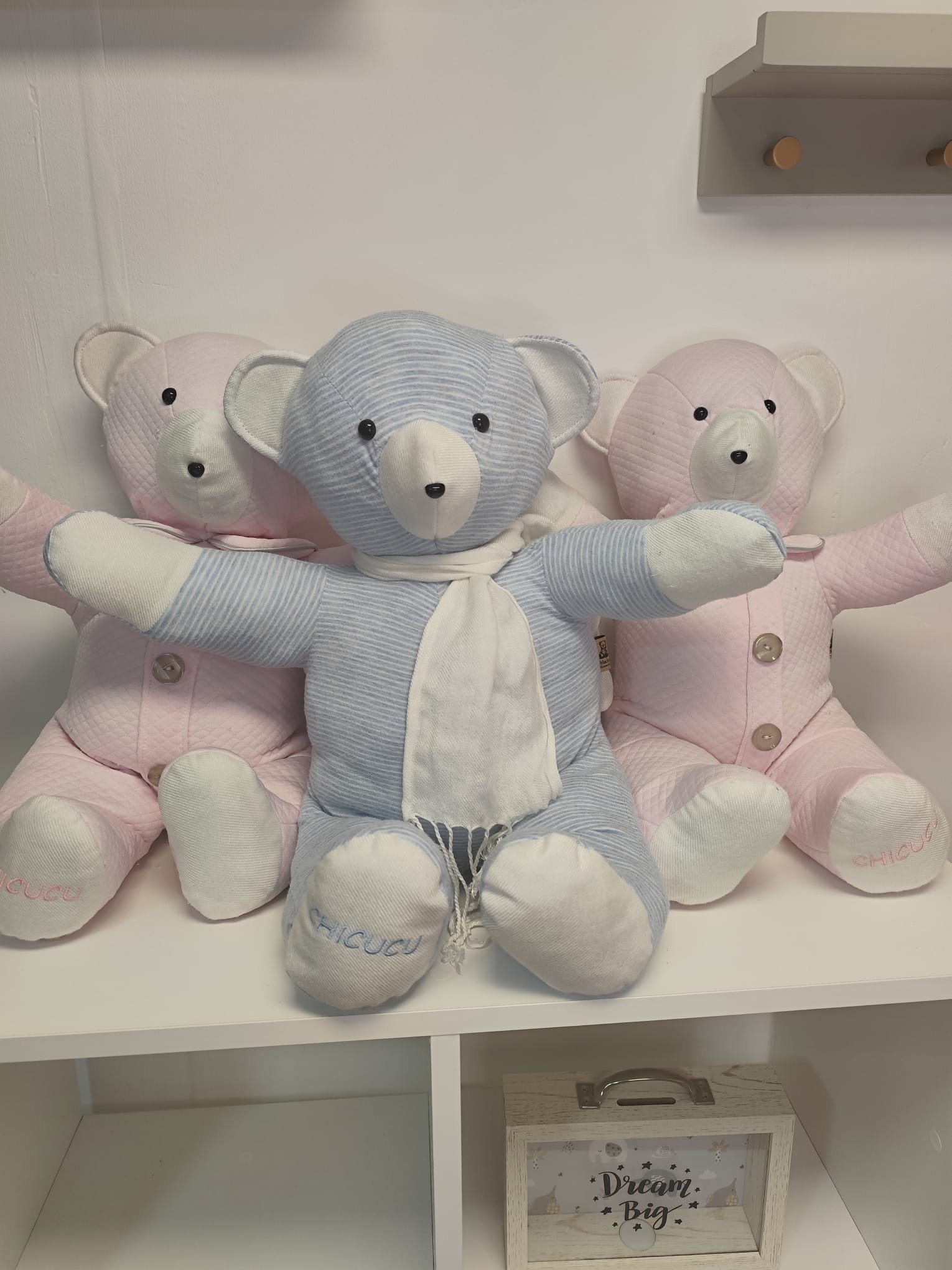 3 ositos memoriales Teddy